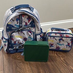 Mackenzie Marvel's Spider-Man Glow-in-the-Dark Backpack & Lunch Bundle PB Kids
